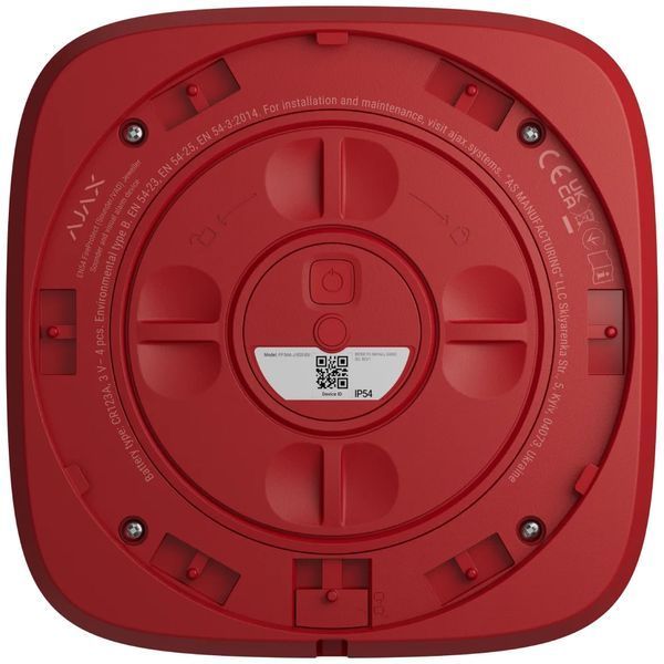 Ajax EN54 FireProtect (Sounder) red пожежний звуковий Сповіщувач 99-10028115 фото