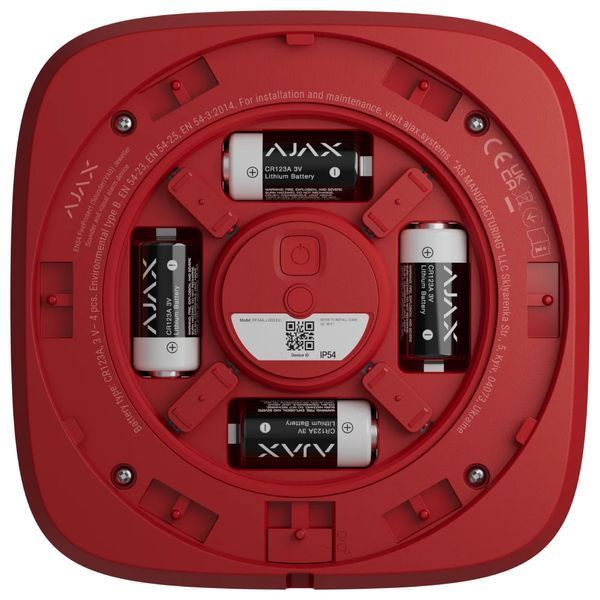 Ajax EN54 FireProtect (Sounder) red пожежний звуковий Сповіщувач 99-10028115 фото