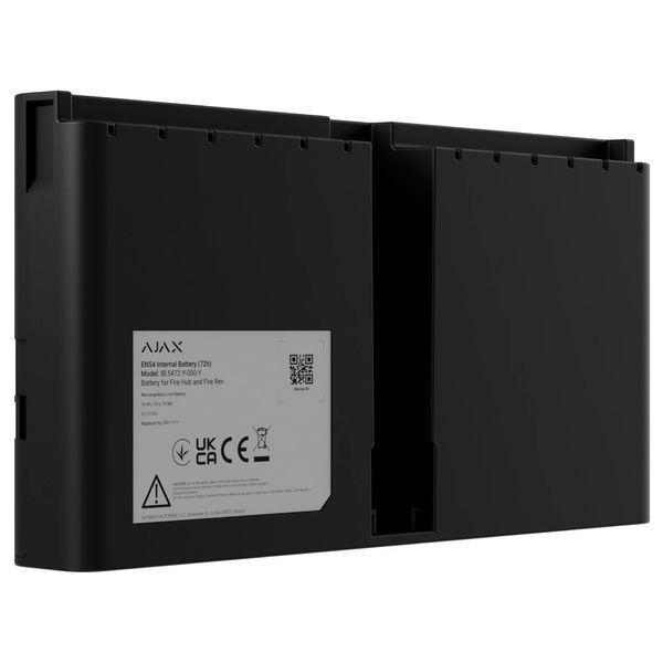 Ajax EN54 Internal Battery (72h) black для Fire Hub і Fire Rex Акумулятор 99-10028120 фото