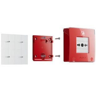 Ajax Manual Call Point (Red) (8EU) ASP ручний пожежний Сповіщувач 99-00016413 фото